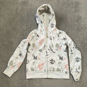 VGC TNA Full Zip Hoody - White / Grey / Pink - Size Small